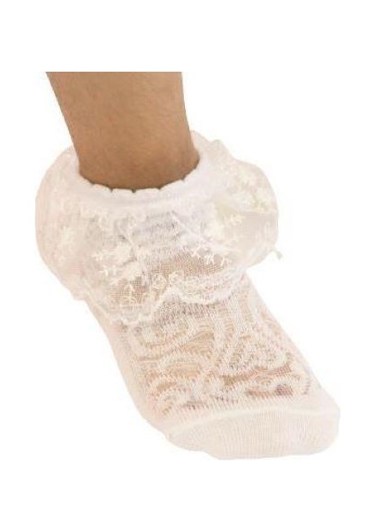 Tüllü Okul Çorabı 2