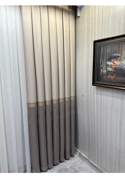 Nivemeshome Arsuz FT614288 V-5202 Vizon 1/3 Sık Pileli Fon Perde Apm modelleri