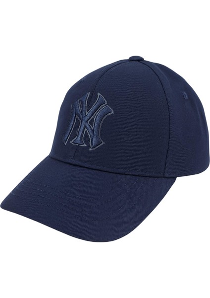 Ny Nakış Logolu Spor Beyzbol Şapkası Erkek Unisex Ayarlanabilir Metal Tokalı Kep