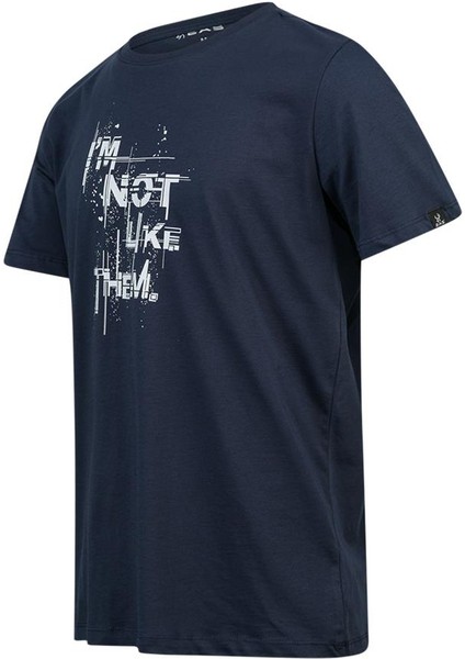 Alex Baskılı Erkek Sıfır Yaka T-Shirt 035