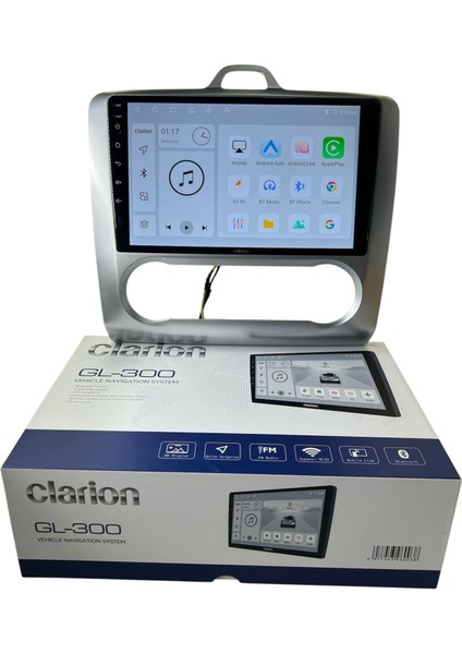 Ford Focus 2 Dijital Clarion 4-64 Tam Profesyonel Oem Multimedia (Orj)