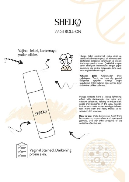 Genital Bölge Beyazlatıcı, Leke ve Kararma Giderici 10 ml Mango & Passion Fruits Intim Roll-On