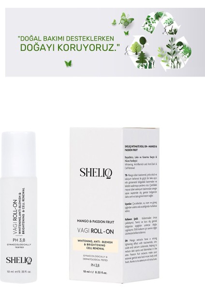 Genital Bölge Beyazlatıcı, Leke ve Kararma Giderici 10 ml Mango & Passion Fruits Intim Roll-On