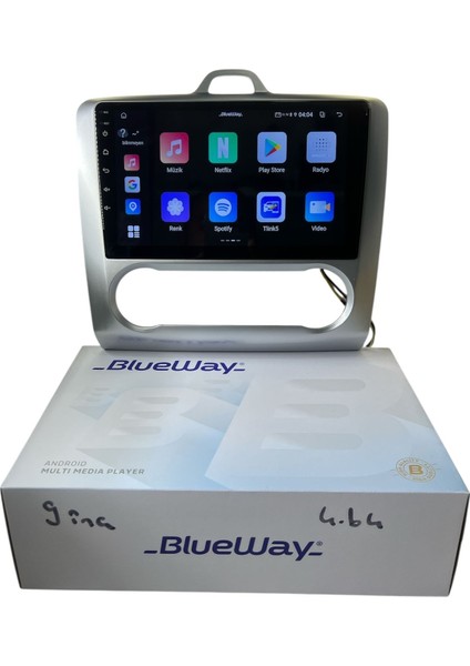 Ford Focus 2 Dijital Blueway 4-64 Profesyonel Oem Multimedia