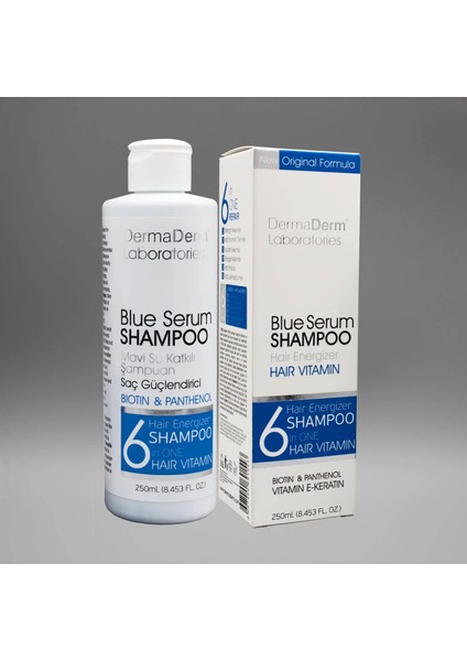 Biotin Panthenol Keratin Içeren Mavi Şampuan 125 ml