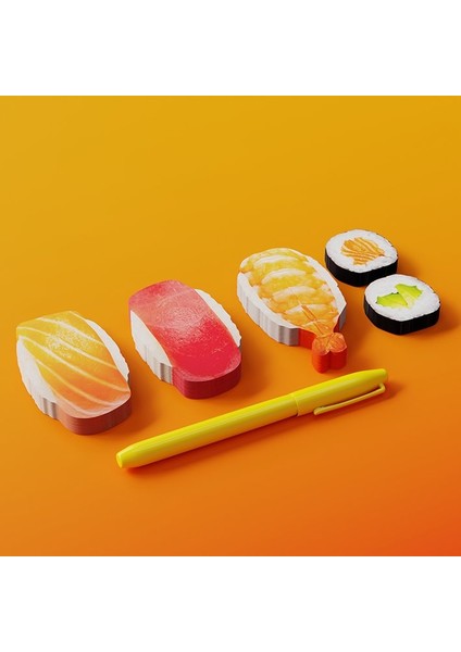 Sushi Bento Sticky Not Kağıdı ve Page Marker Seti fiyatları