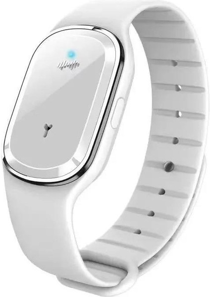 Çocuklar ve Yetişkinler Için Sivrisinek Kovucu Bileklik, Açık Hava Su Geçirmez Silikon Akıllı Sivrisinek Kovucu Saat Beyaz