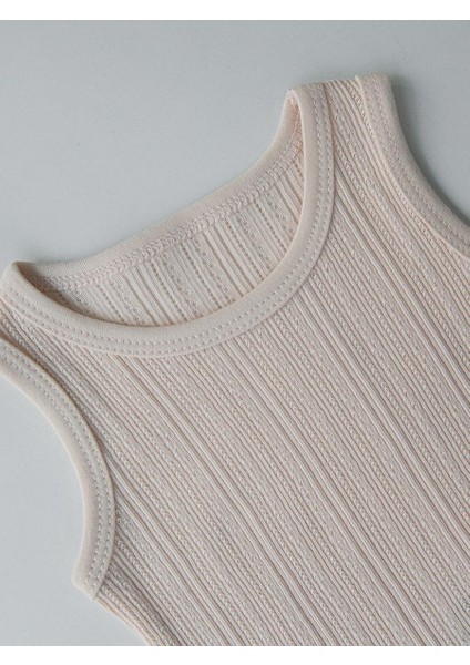 Organik Jaclin Atlet Body Pembe