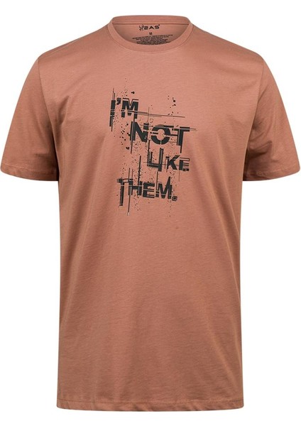 Alex Baskılı Erkek Sıfır Yaka T-Shirt 035