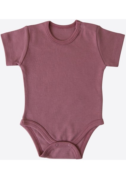 Organik Bunny 3'lü Kısa Kol Body Pembe modelleri