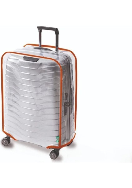 Şeffaf Valiz Kılıfı ve Bavul Koruyucu Renkli Biye