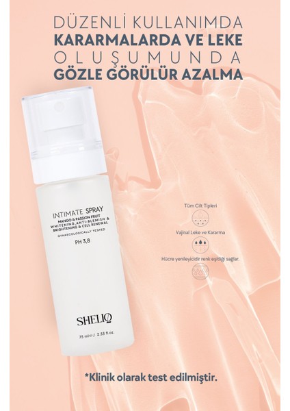 Genital Bölge Beyazlatıcı, Leke ve Kararma Giderici 75 ml Mango & Passion Fruits Intim Sprey