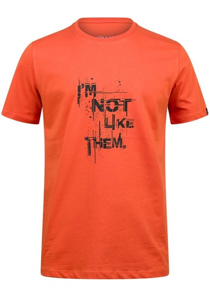 Alex Baskılı Erkek Sıfır Yaka T-Shirt 035