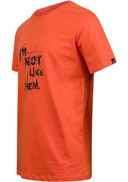 Alex Baskılı Erkek Sıfır Yaka T-Shirt 035