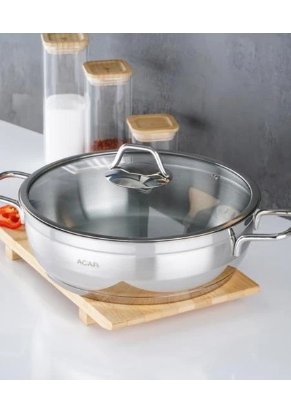 Karat 28 Cm Basık Tencere