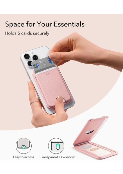 Halolock Magsafe Aura Wallet Standlı Cüzdan Pembe fiyatları