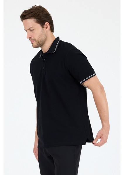 Erkek Polo Yaka Kısa Kollu T-Shirt – %95 Pamuk %5 Elastan – Esnek, Şık ve Rahat Erkek Tişört 0039 fırsatları
