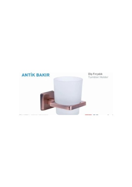 Milet Antik Bakır Diş Fırçalık MESAMLAB37002K
