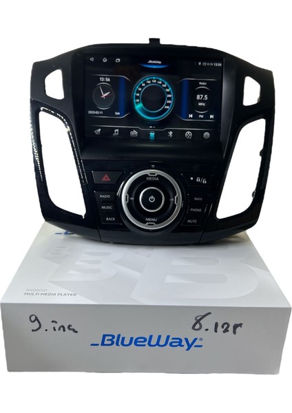 Ford Focus 3-3.5 Siyah Blueway 8-128 Tam Profesyonel Oem Multimedia