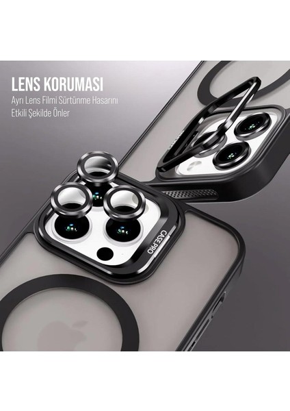 Iphone 13 Pro Max Magsafe Destekli Sert Silikon Kılıf fırsatları