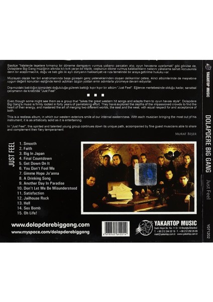 Dikkat CD Sıfır Dolapdere Big Gang – Just Feel fiyatları