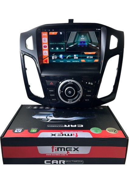 Ford Focus 3-3.5 Siyah Fimex 4-64 (Fanlı) Dspli Pro Oem Multimedia