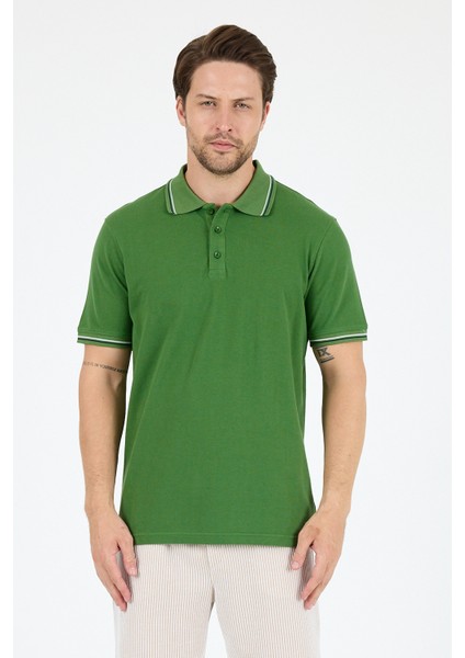 Erkek Polo Yaka Kısa Kollu T-Shirt – %95 Pamuk %5 Elastan – Esnek, Şık ve Rahat Erkek Tişört 0039
