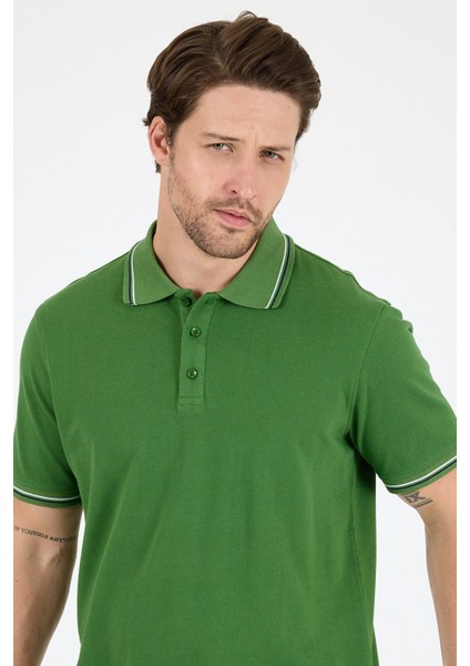 Erkek Polo Yaka Kısa Kollu T-Shirt – %95 Pamuk %5 Elastan – Esnek, Şık ve Rahat Erkek Tişört 0039 fırsatları