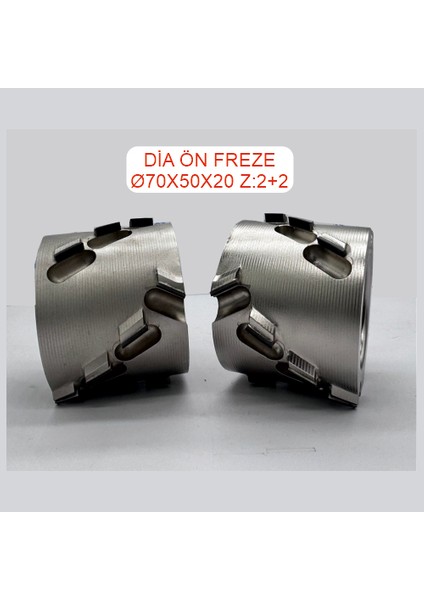 Dia Ön Freze Topu 70X50X20 Z=2+2 Rh + Lh