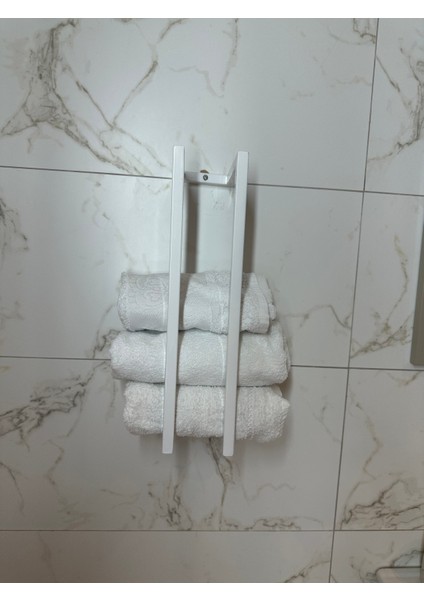 Tulipa Metal Duvara Monte Havlu Rafı | Şık ve Fonksiyonel Havlu Organizeri modelleri