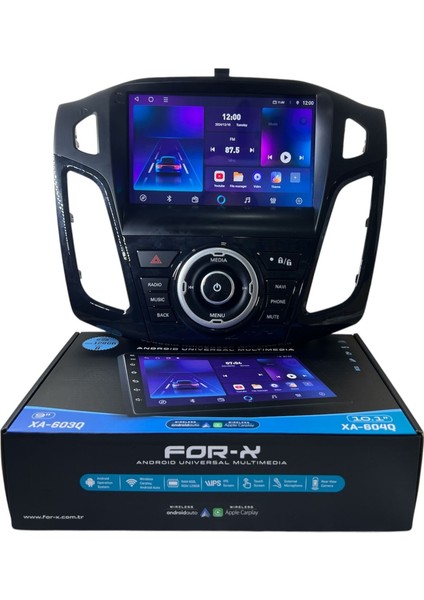 Ford Focus 3-3.5 Siyah Forx 6-128 Tam Profesyonel Oem Multimedia