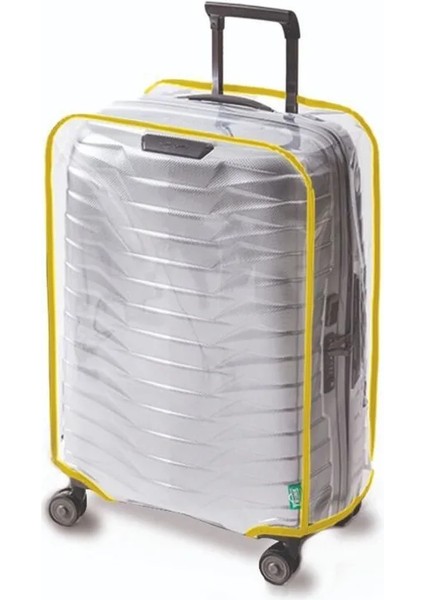 Şeffaf Valiz Kılıfı ve Bavul Koruyucu Renkli Biye