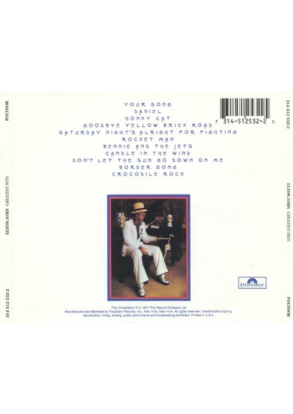 Dikkat CD Elton John – Greatest Hits fiyatları