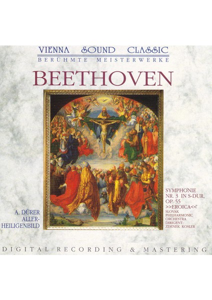 Dikkat CD Beethoven* - Slovak Philharmonic Orchestra, Zdenek Kosler* – Symphonie Nr. 3 In Es-Dur, Op. 55 'eroica'