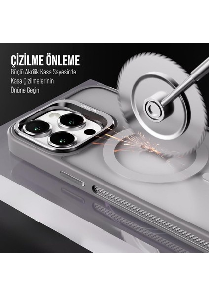 Iphone 11 Magsafe Destekli Sert Silikon Kılıf