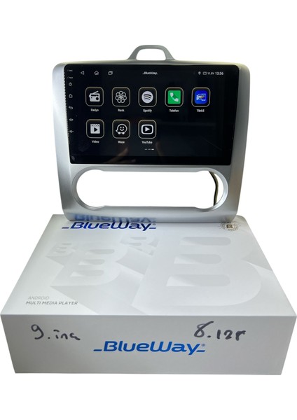 Ford Focus 2 Dijital Blueway 8-128 Tam Profesyonel Oem Multimedia modelleri