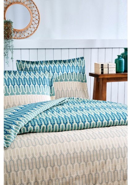 Flame Stıtch Mavi Pamuk Tek Kişilik Nevresim Takımı fiyatları