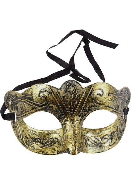 Altın Renk Eskitme Balo Maskesi – Venedik Tarzı Parti Maskesi fırsatları