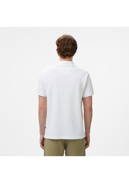 Erkek Beyaz Classic Fit Polo fiyatları