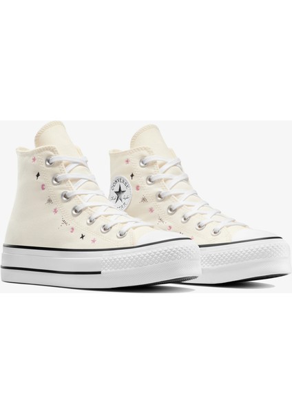 Chuck Taylor All Star Lift Platform Celestial Kadın Krem Sneaker fiyatları