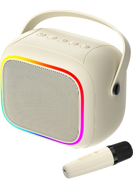 SK818BT Rgb Mikrofonlu Bluetooth Hoparlör 5 Modlu Ses, Bluetooth 5.4, Karaoke