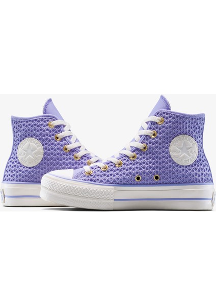 Chuck Taylor All Star Knit Kadın Mor Sneaker indirimleri