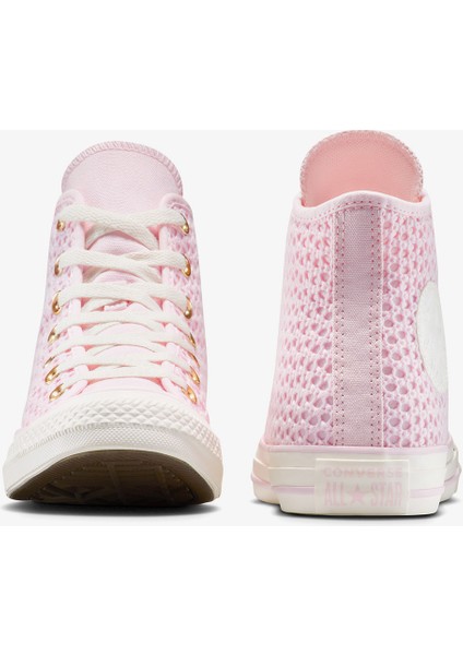 Chuck Taylor All Star Knit Kadın Pembe Sneaker modelleri