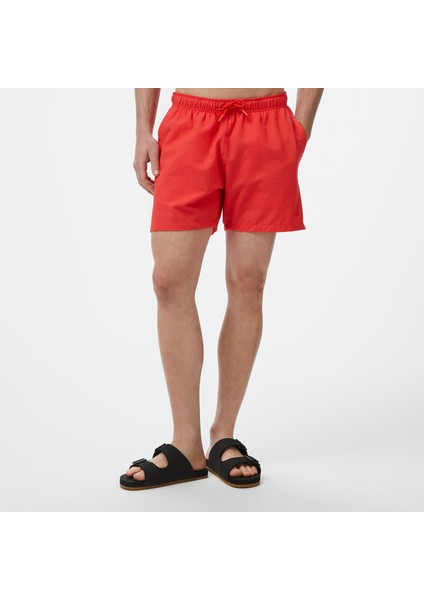 Erkek Kırmızı Regular Fit Deniz Şortu modelleri