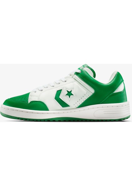 Weapon Unisex Yeşil Deri Sneaker fırsatları