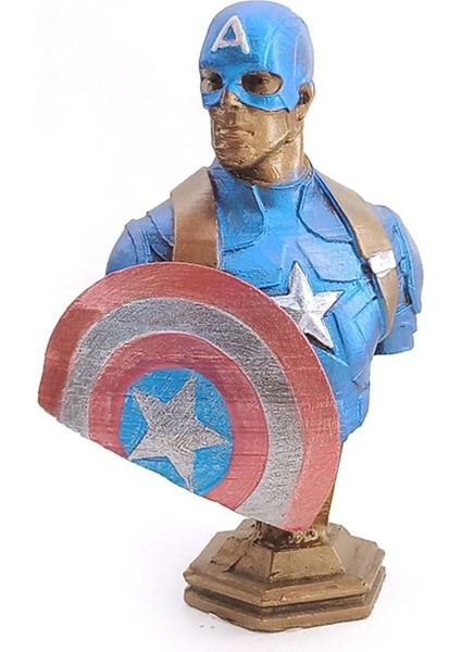 Kaptan Amerika Büst 12 cm