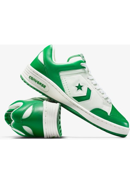 Weapon Unisex Yeşil Deri Sneaker