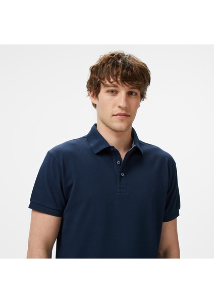 Erkek Lacivert Classic Fit Polo fırsatları