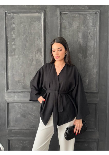 Kadın Kemerli Kimono