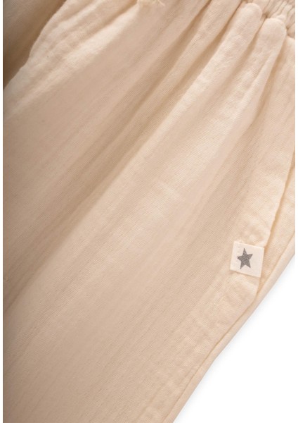 Müslin Pantolon 1-7 Yaş Bej